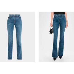 Veronica Beard Beverly  HIgh Rise Skinny Flare Jeans 24 NWT 348 Rebel Blue